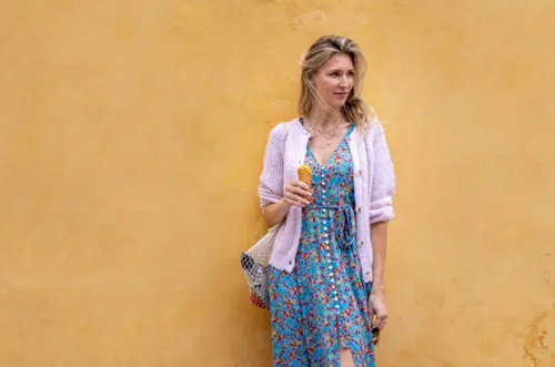 Stylish and Versatile Ways to Wear Cardigans-Layer Over a Dress