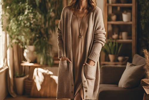 Stylish and Versatile Ways to Wear Cardigans-Wear as a Cardigan Coat